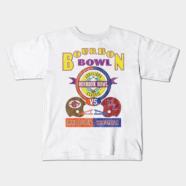 Bourbon Bowl Kids T-Shirt by KC Designs